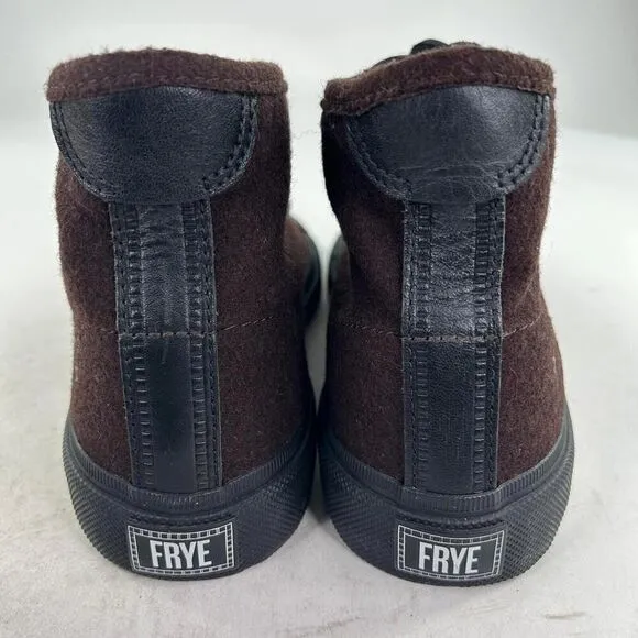 Frye Ludlow High Mens Chukka Boot US 8 Wool Lace Up Lifestyle Sneakers Shoes