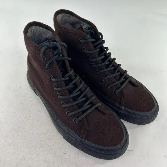 Frye Ludlow High Mens Chukka Boot US 8 Wool Lace Up Lifestyle Sneakers Shoes
