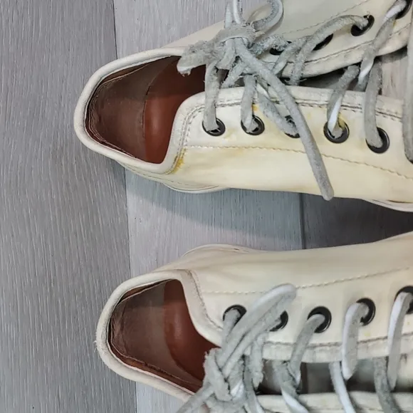 Frye Mens Brett Comfort Low Leather Sneakers shoes sz 8.5