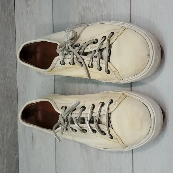 Frye Mens Brett Comfort Low Leather Sneakers shoes sz 8.5