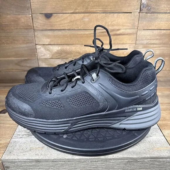 Georgia Boot Mens Sz 10.5 M Durablend Black Nano Comp Toe Sneakers Work Shoes