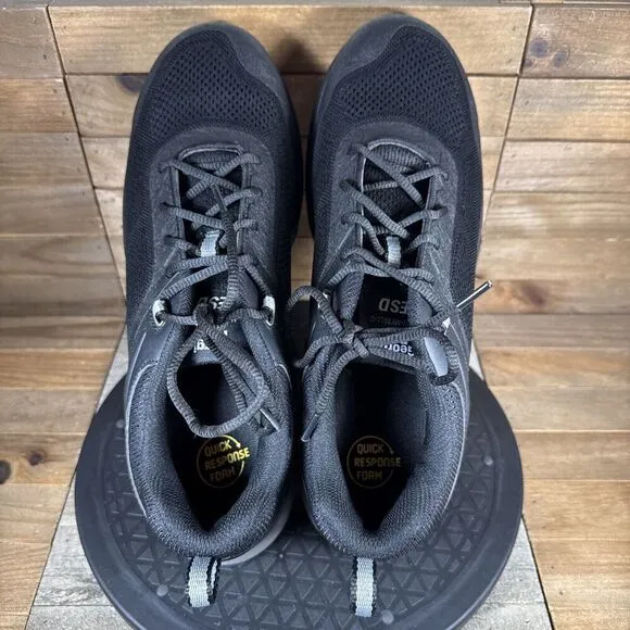Georgia Boot Mens Sz 10.5 M Durablend Black Nano Comp Toe Sneakers Work Shoes