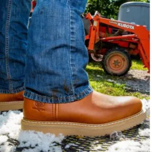 GEORGIA BOOTS 10&quot; WORK Or FARM WELLINGTON BOOT G5153 Mens Size 8 N 8.5