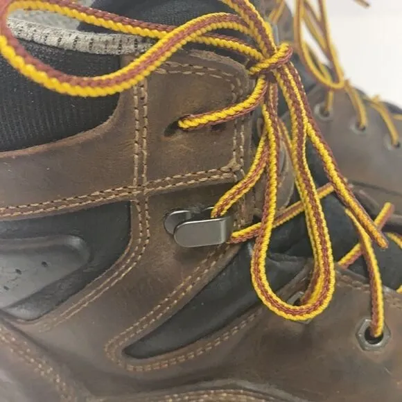 Georgia Boot Size: 13M Mens Black and Brown Waterproof Work Boots B95
