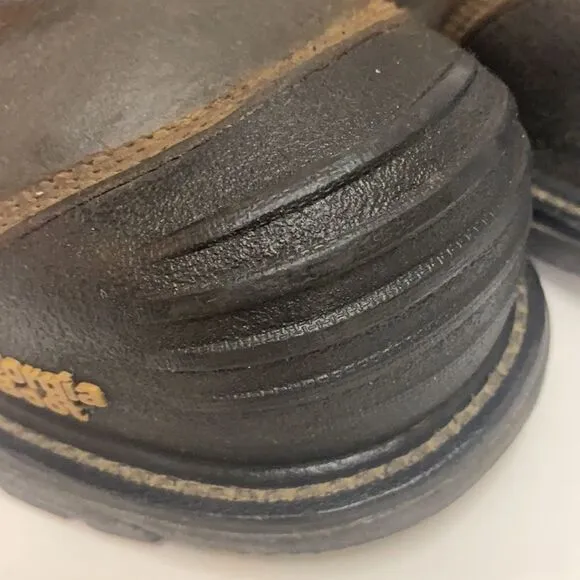 Georgia Boot Size: 13M Mens Black and Brown Waterproof Work Boots B95