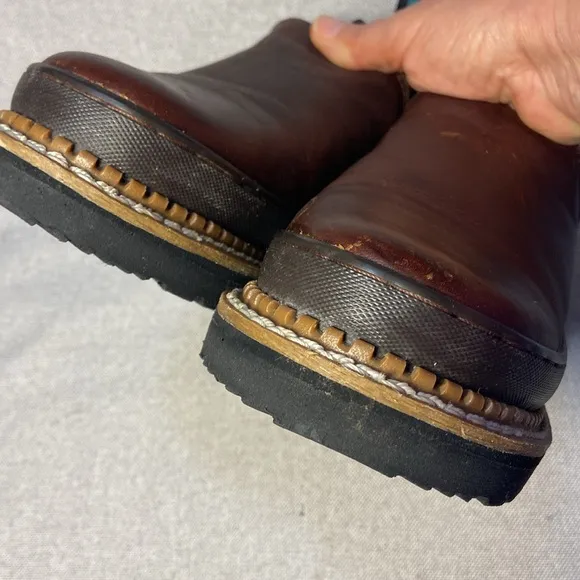Georgia Giant Men's Romeo Steel-Toe Work Shoes.  Slip-On Shoes. Size 7,5W