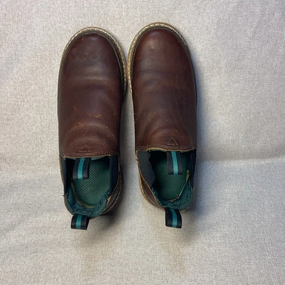 Georgia Giant Men's Romeo Steel-Toe Work Shoes.  Slip-On Shoes. Size 7,5W