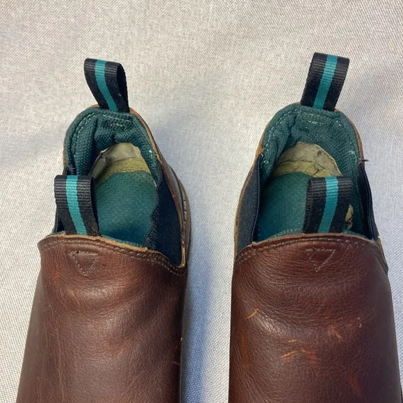 Georgia Giant Men's Romeo Steel-Toe Work Shoes.  Slip-On Shoes. Size 7,5W