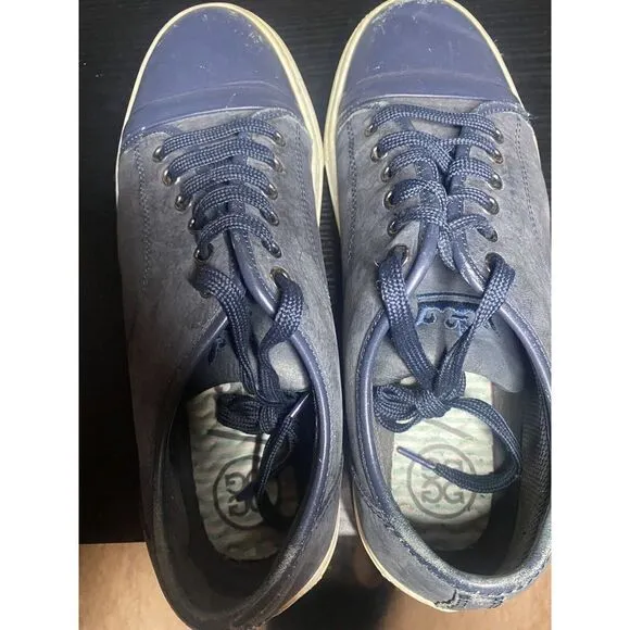 GFORE Peter Millar Cap Toe Disruptor Golf Shoes Blue Leather Men Size 9.5