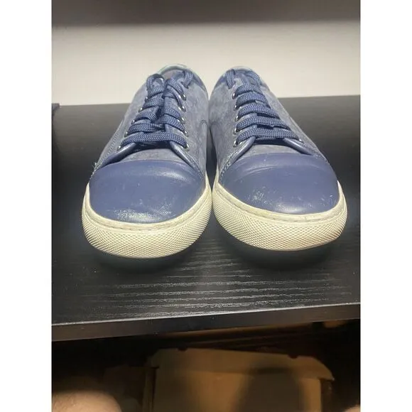 GFORE Peter Millar Cap Toe Disruptor Golf Shoes Blue Leather Men Size 9.5