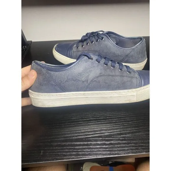 GFORE Peter Millar Cap Toe Disruptor Golf Shoes Blue Leather Men Size 9.5