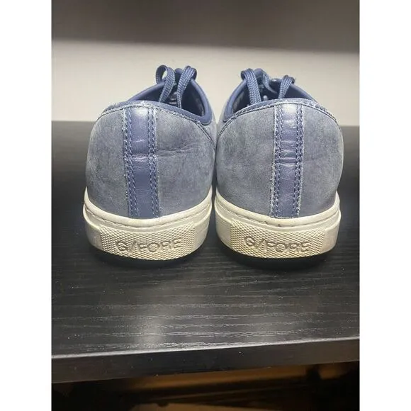 GFORE Peter Millar Cap Toe Disruptor Golf Shoes Blue Leather Men Size 9.5