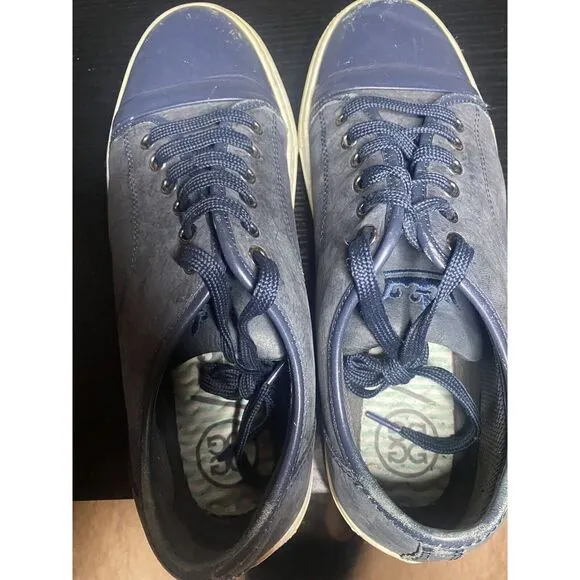 GFORE Peter Millar Cap Toe Disruptor Golf Shoes Blue Leather Men Size 9.5