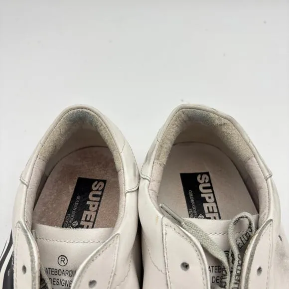 Golden Goose Superstar Flag Screen Print Skate Sneakers Shoes Men's 43