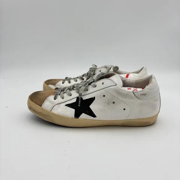 Golden Goose Superstar Flag Screen Print Skate Sneakers Shoes Men's 43