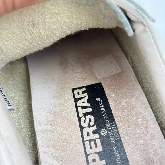 Golden Goose Superstar Flag Screen Print Skate Sneakers Shoes Men's 43