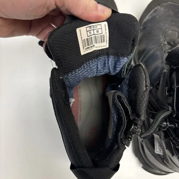 HAIX Men's Black Eagle Safety 55 MID EMS CT Waterproof BOOTS Size 11 Steel Toe