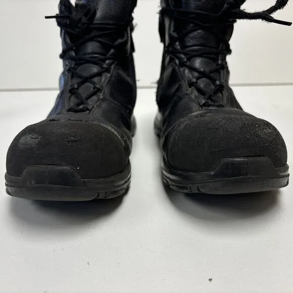HAIX Men's Black Eagle Safety 55 MID EMS CT Waterproof BOOTS Size 11 Steel Toe