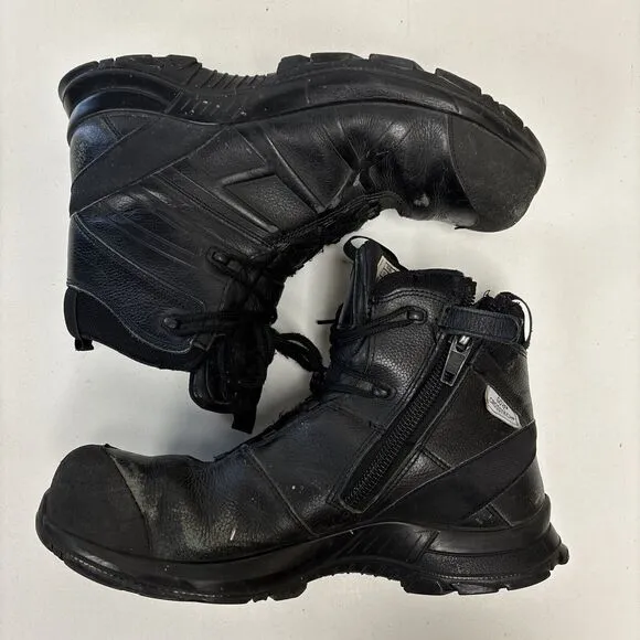 HAIX Men's Black Eagle Safety 55 MID EMS CT Waterproof BOOTS Size 11 Steel Toe