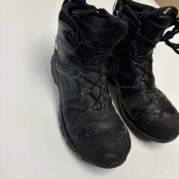HAIX Men's Black Eagle Safety 55 MID EMS CT Waterproof BOOTS Size 11 Steel Toe