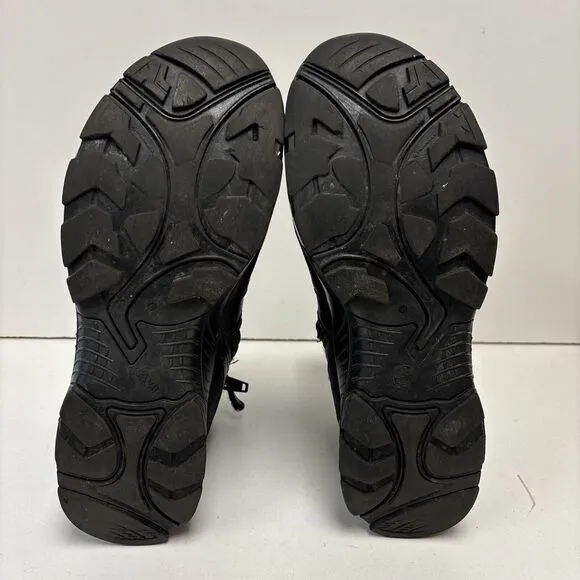 HAIX Men's Black Eagle Safety 55 MID EMS CT Waterproof BOOTS Size 11 Steel Toe