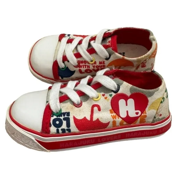 Harajuku Lovers kids toddlers Size 6 Sneakers Multicolor