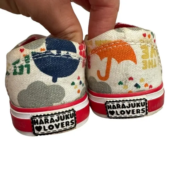 Harajuku Lovers kids toddlers Size 6 Sneakers Multicolor