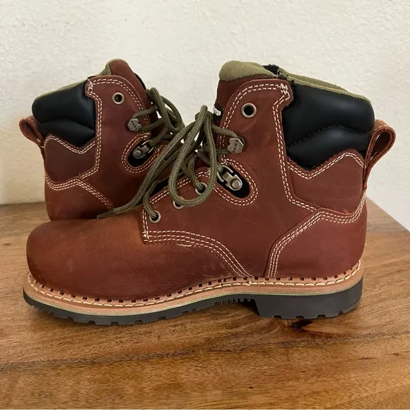 Hawx Men's BHXWCWRPW119 Crew Chief Safety Waterproof Comp Toe Work Boots Size 7B