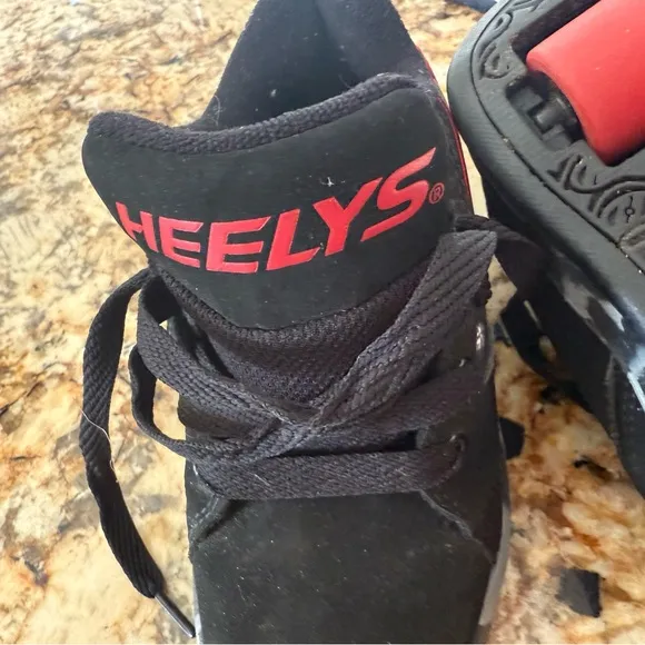 Heelys Black and Red Kids Shoes