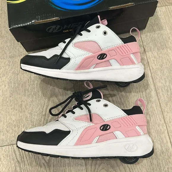 Heelys Pink and Black Roller Shoes
