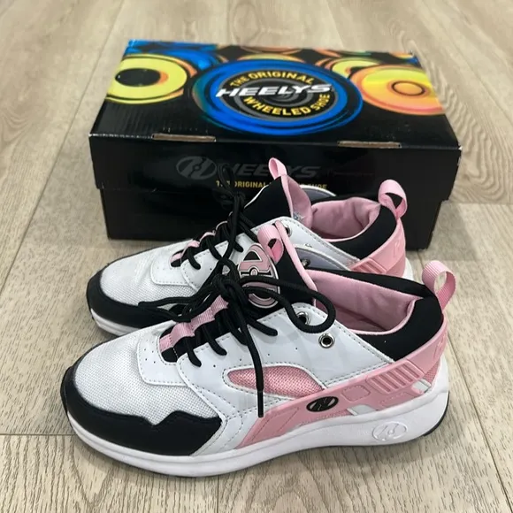 Heelys Pink and Black Roller Shoes