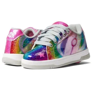 Heelys Split Sneakers Kids US 8 Multicolor Rainbow Round Toe Skate Shoes ZPO1894