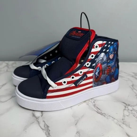 Heelys Youth Sneakers Skates sz 3 Big Kids Avengers NEW # K493