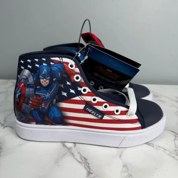 Heelys Youth Sneakers Skates sz 3 Big Kids Avengers NEW # K493