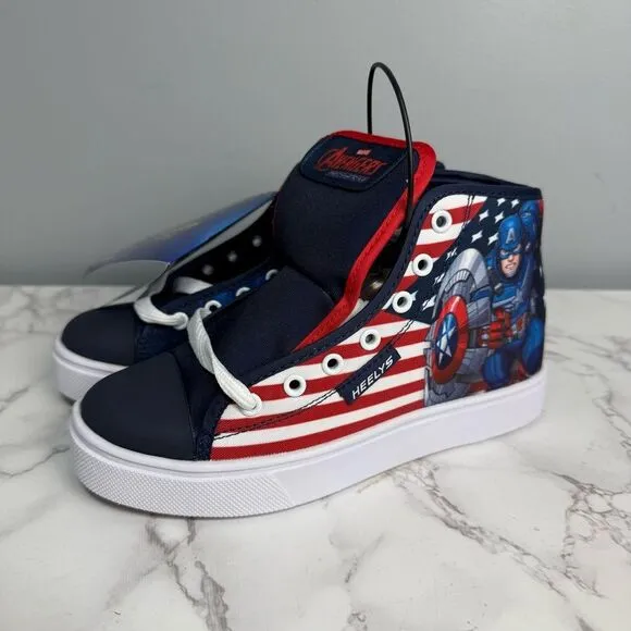 Heelys Youth Sneakers Skates sz 3 Big Kids Avengers NEW # K493