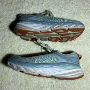 Hoka Bondi 7 Light Blue Running Shoes Size 8.5