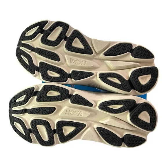 HOKA Bondi 8 Men’s Running Shoes | Size 9D | Shark Gray/Harbor Mist