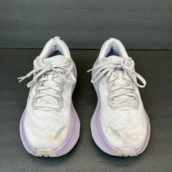 HOKA Bondi 8 Women's Running Shoe Size 8B Purple