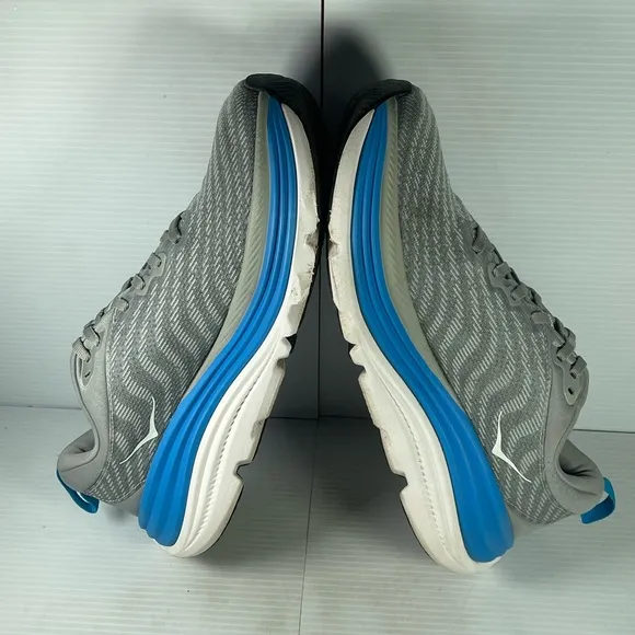 Hoka Gaviota 5 - Gray and Blue Running Shoes