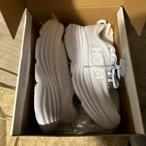 HOKA Kids White Running Shoes