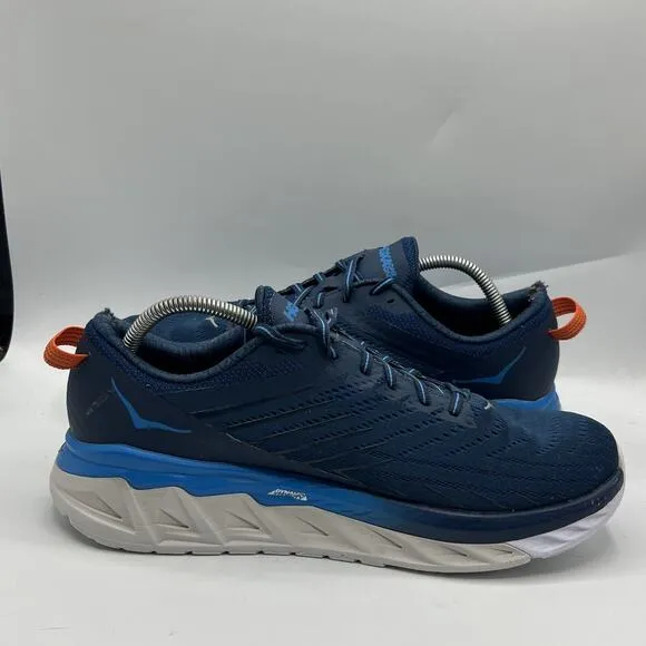 Hoka One One Arahi 4 Mens Size 11.5 1106473 MBDBL Blue Running Shoes Lace Up