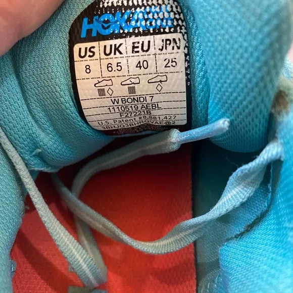 Hoka One One Bondi 7 Running Shoes Women Size 8