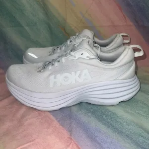 Hoka one one Bondi 8 mens running shoes white size 11.5