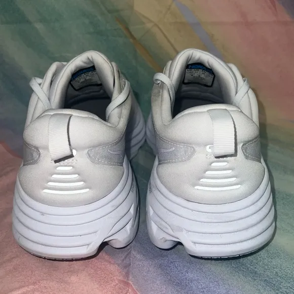 Hoka one one Bondi 8 mens running shoes white size 11.5
