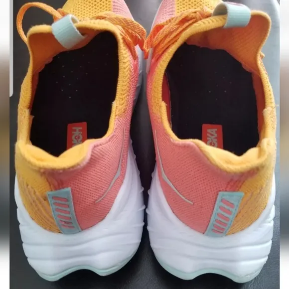 Hoka One One Carbon X 3 Mens Size 12.5 D Radiant Yellow Camellia Running Shoes