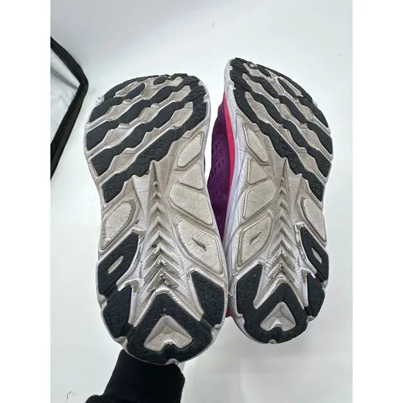 Hoka One One Clifton 8 Purple/ Pink Size 8 Wide 1121375