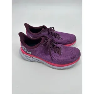 Hoka One One Clifton 8 Purple/ Pink Size 8 Wide 1121375
