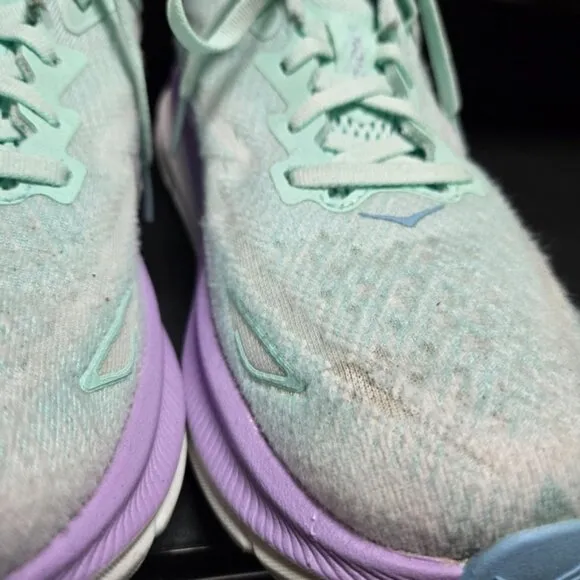 HOKA ONE ONE Clifton 9 Women's Sunlit Ocean/Lilac Mist Running Shoes