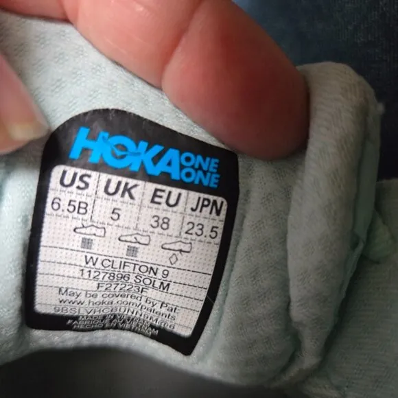 HOKA ONE ONE Clifton 9 Women's Sunlit Ocean/Lilac Mist Running Shoes