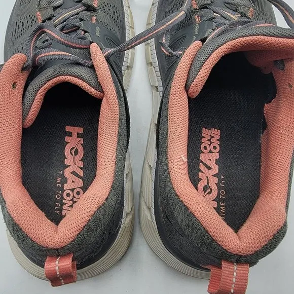 Hoka One One Gaviota 2 Womens Size 7.5 Gray Running Shoes Sneakers 1099630 DSLN